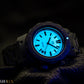 UTS München 3000M Professional Diver Full Black DLC White Luminous Dial Complete Set