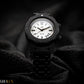 UTS München 3000M Professional Diver Full Black DLC White Luminous Dial Complete Set