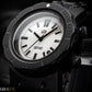 UTS München 3000M Professional Diver Full Black DLC White Luminous Dial Complete Set
