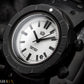 UTS München 3000M Professional Diver Full Black DLC White Luminous Dial Complete Set