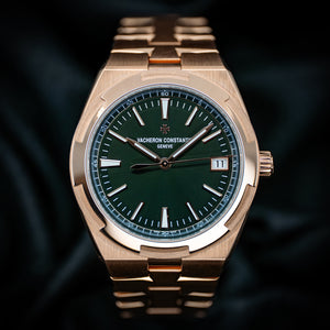 Vacheron Constantin Overseas Rose Gold Green Dial 4520V/210R-B967 Complete Set
